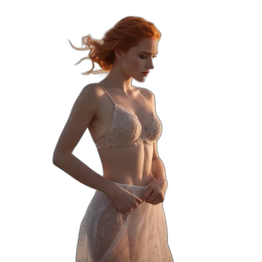 dress, jewelry, concept art, photorealistic transparent PNG cut-out