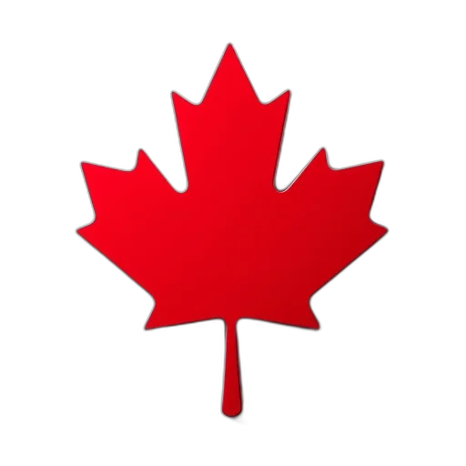 staff, flag, canada, red transparent PNG cut-out
