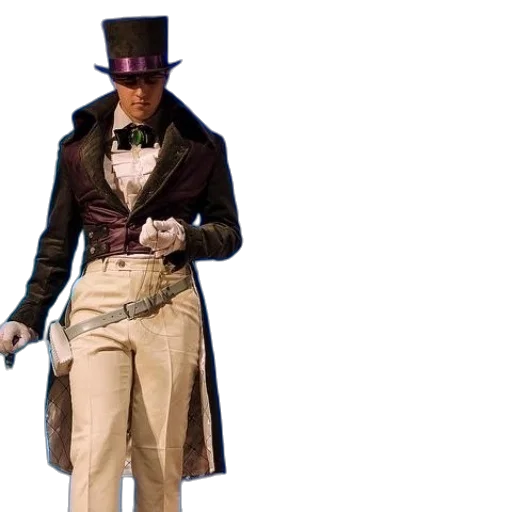jacket, hat, staff, concept art transparent PNG cut-out