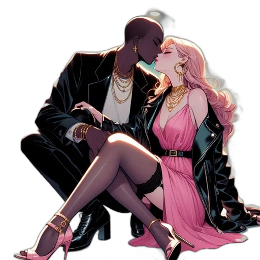jacket, comic book art, concept art, cyberpunk transparent PNG cut-out