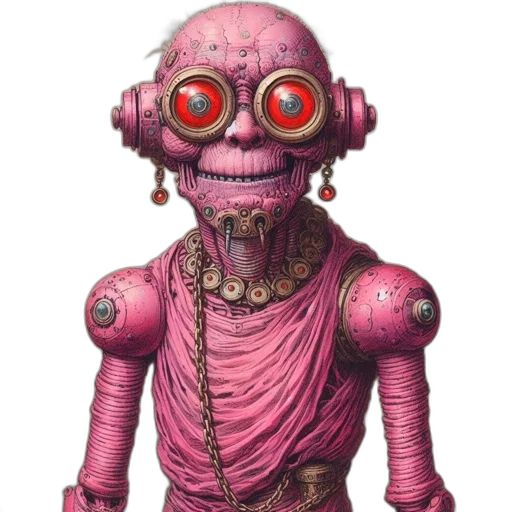 robot, mask, creature, face transparent PNG cut-out