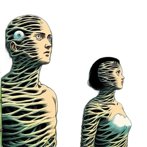 robot, dress, mask, jewelry transparent PNG cut-out