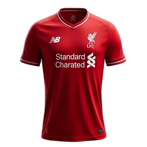 red, new, away, shirt transparent PNG cut-out