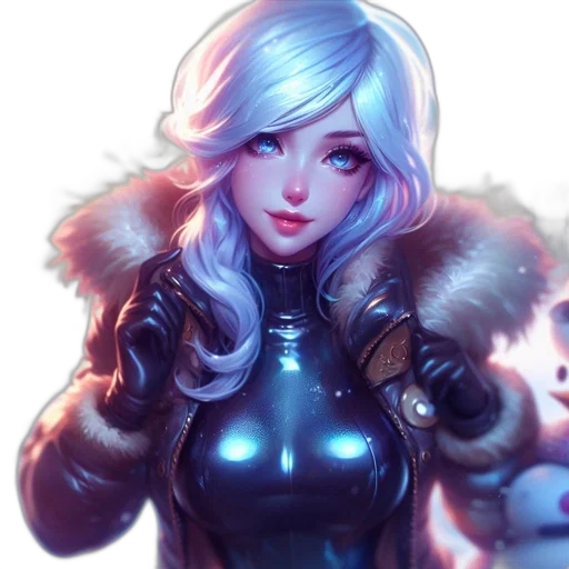 jacket, robot, face, fantasy art transparent PNG cut-out