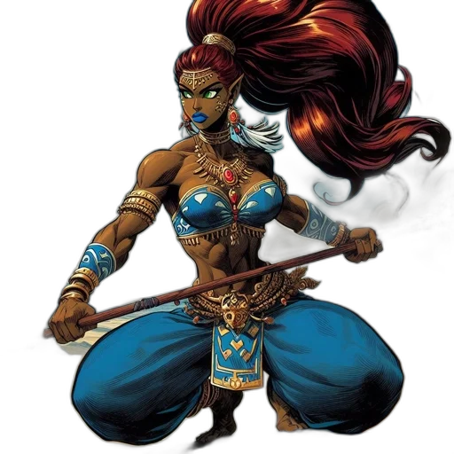 comic book art, concept art, fantasy art, pixel art transparent PNG cut-out