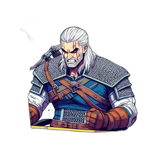 sword, weapon, staff, jacket transparent PNG cut-out