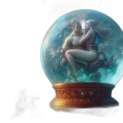 fantasy art, concept art, 3d render, photorealistic transparent PNG cut-out