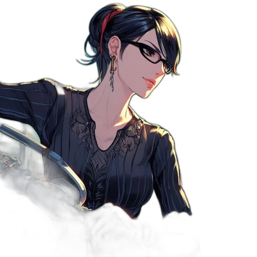 dress, staff, weapon, jewelry transparent PNG cut-out
