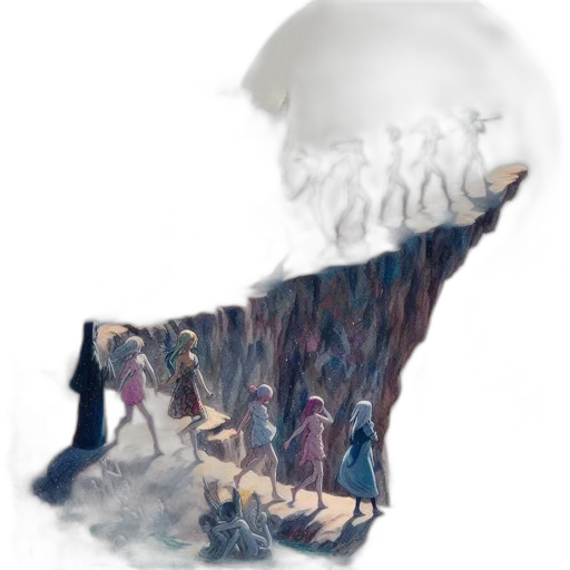 hat, crown, staff, mask transparent PNG cut-out
