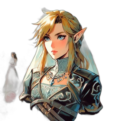dress, dragon, staff, face transparent PNG cut-out