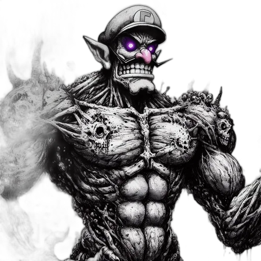 creature, mask, concept art, comic book art transparent PNG cut-out