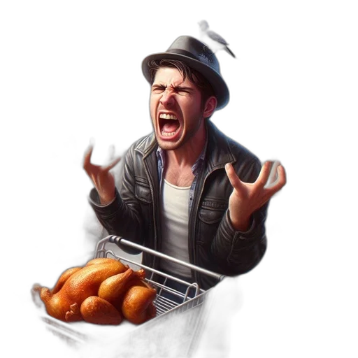 food, hat, jacket, concept art transparent PNG cut-out