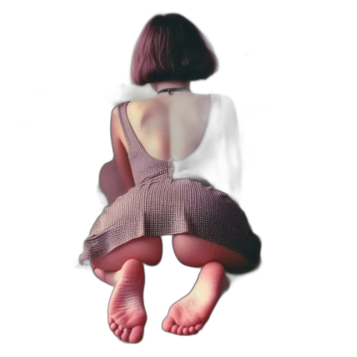 dress, jacket, shoes, mask transparent PNG cut-out