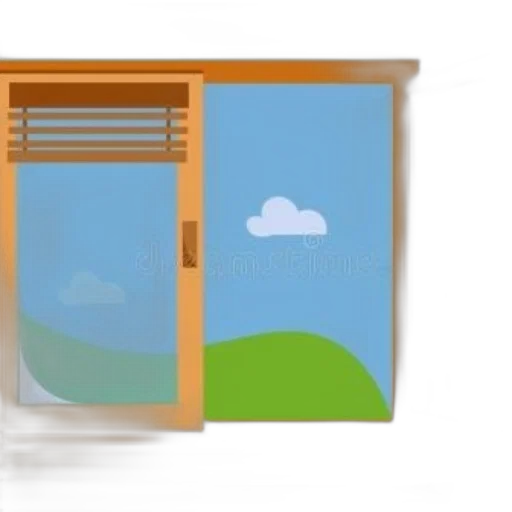 building, furniture, 3d render, concept art transparent PNG cut-out