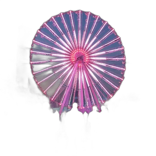 umbrella, staff, flower, jewelry transparent PNG cut-out