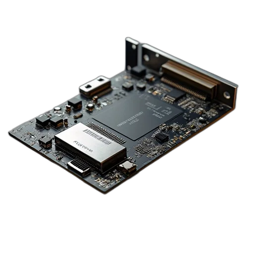 pcie, ssd, card, placed transparent PNG cut-out