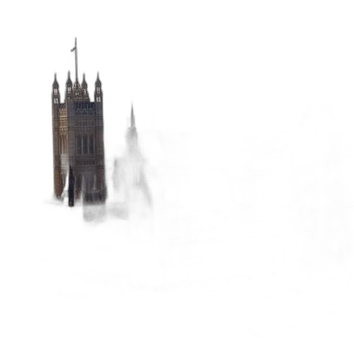 building, robot, concept art, 3d render transparent PNG cut-out