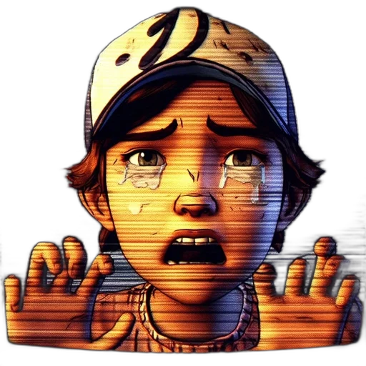 face, mask, comic book art, 3d render transparent PNG cut-out