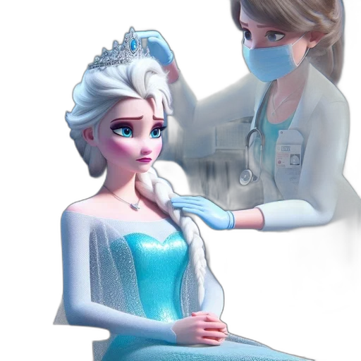 crown, jewelry, staff, robot transparent PNG cut-out