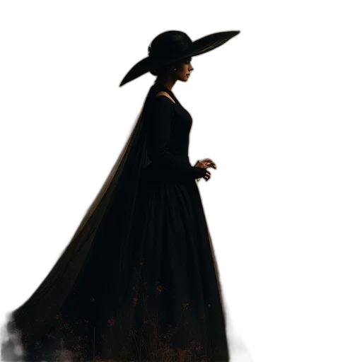 hat, dress, staff, crown transparent PNG cut-out