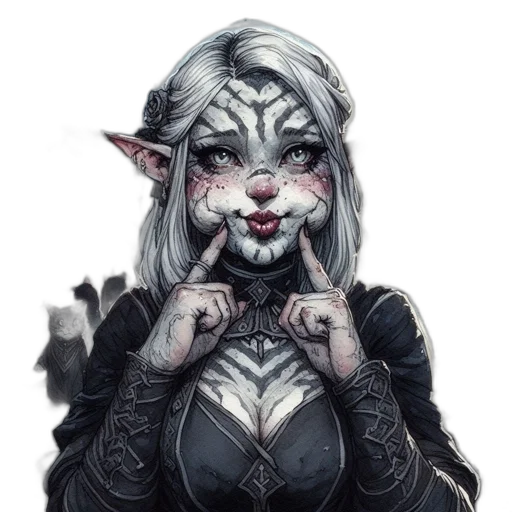 mask, face, staff, fantasy art transparent PNG cut-out