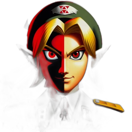 mask, face, crown, staff transparent PNG cut-out