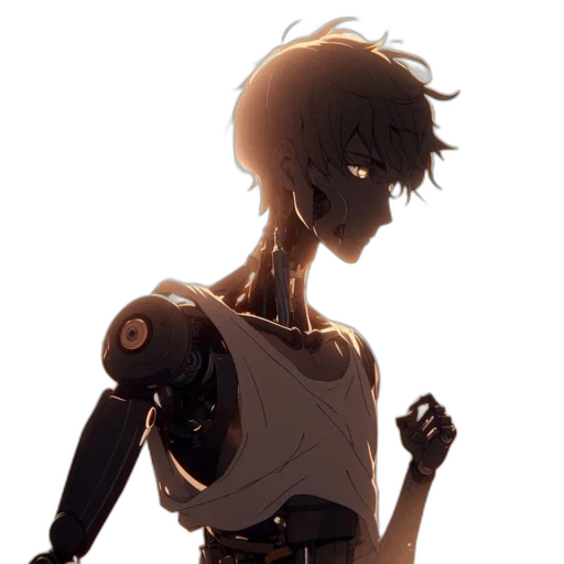 robot, weapon, creature, dress transparent PNG cut-out