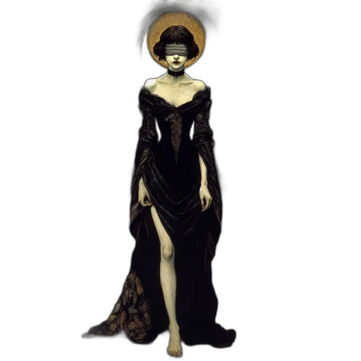 dress, crown, jewelry, mask transparent PNG cut-out