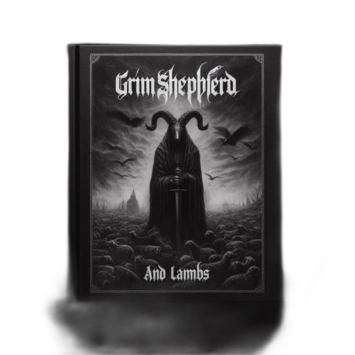 ominous, scene, features, hooded transparent PNG cut-out