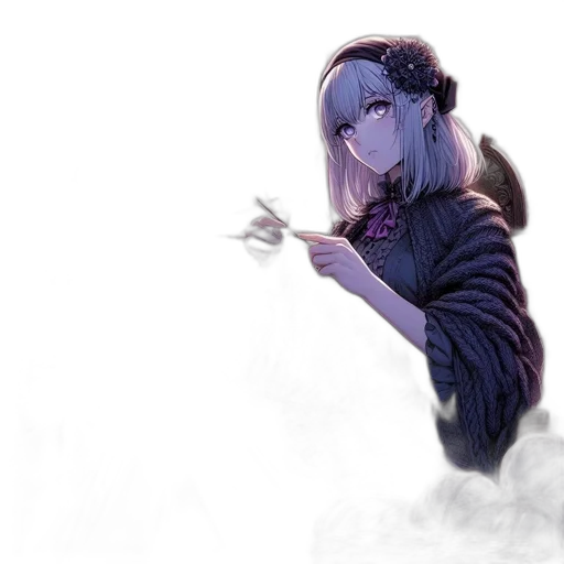 mask, creature, staff, weapon transparent PNG cut-out
