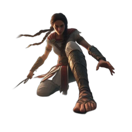 weapon, shoes, creature, staff transparent PNG cut-out