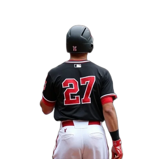 baseball, player, bat, holding transparent PNG cut-out