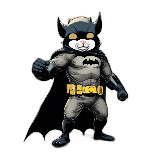 comic book art, cartoon, concept art, 3d render transparent PNG cut-out