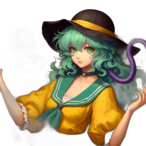 hat, staff, fantasy art, pixel art transparent PNG cut-out