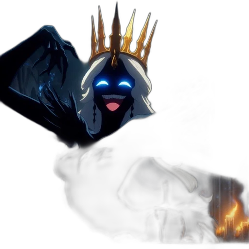 crown, mask, staff, weapon transparent PNG cut-out