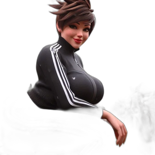 dress, jacket, robot, hair transparent PNG cut-out