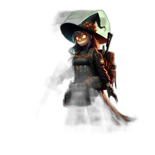 staff, weapon, umbrella, hat transparent PNG cut-out