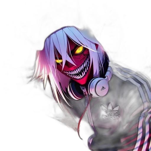 mask, creature, face, jacket transparent PNG cut-out