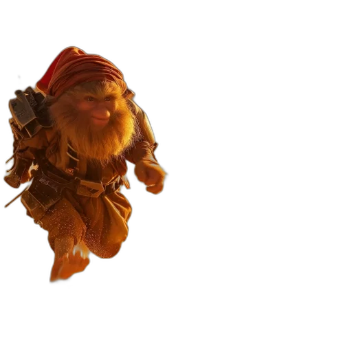 creature, dragon, mask, staff transparent PNG cut-out