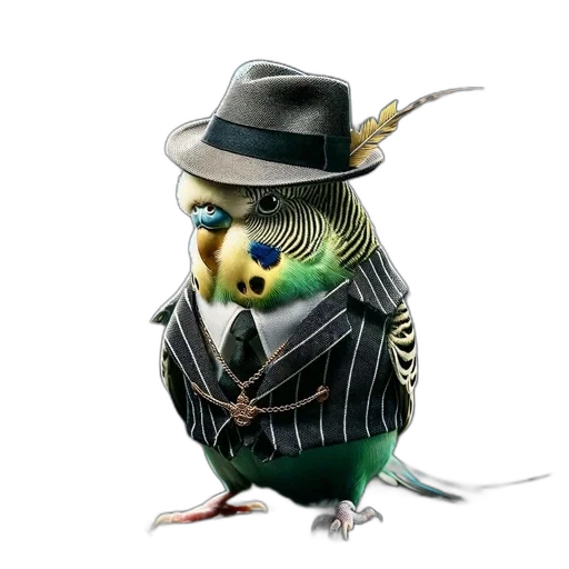 hat, animal, jacket, staff transparent PNG cut-out