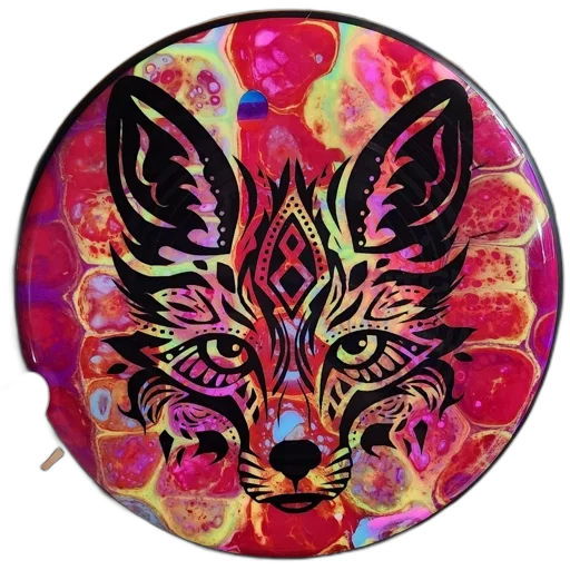 mask, fantasy art, colorful, neon transparent PNG cut-out
