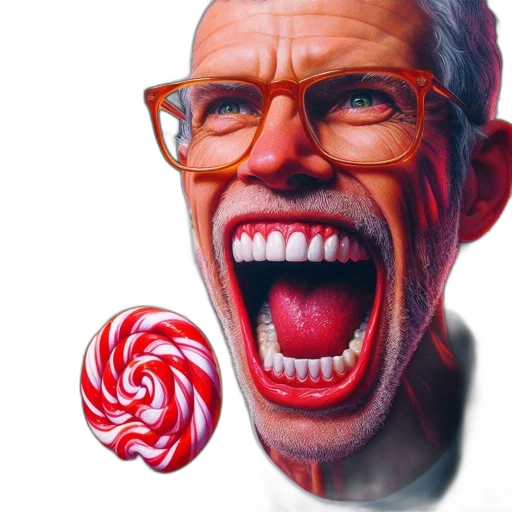 food, face, staff, creature transparent PNG cut-out