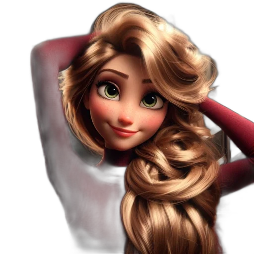 hair, crown, face, dress transparent PNG cut-out