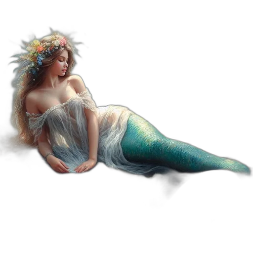dress, fantasy art, concept art, watercolor transparent PNG cut-out