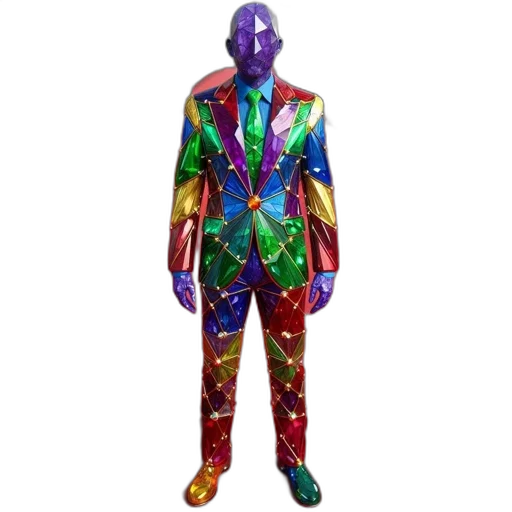 jacket, 3d render, colorful, individual transparent PNG cut-out