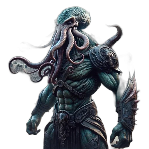 creature, staff, mask, concept art transparent PNG cut-out
