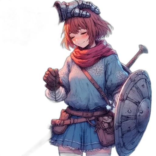 sword, weapon, staff, hat transparent PNG cut-out
