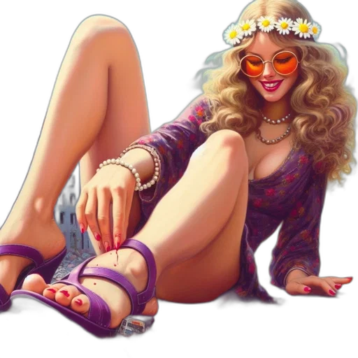 jewelry, shoes, dress, fantasy art transparent PNG cut-out