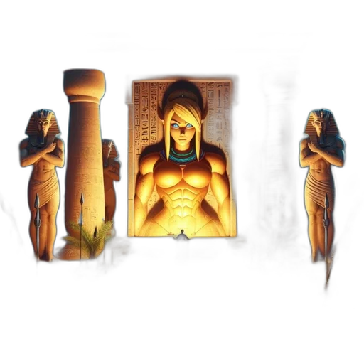 concept art, fantasy art, pixel art, comic book art transparent PNG cut-out