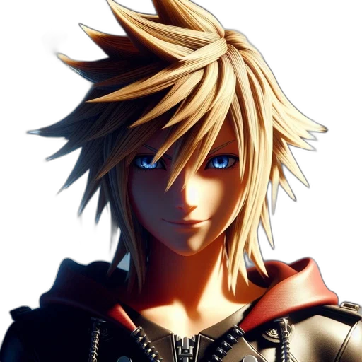face, hair, 3d render, concept art transparent PNG cut-out